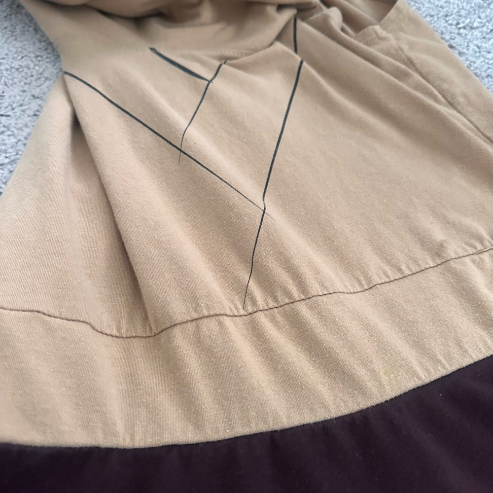 Brown and Tan Hooded Star Wars Jedi Dress - Picture 2 of 9